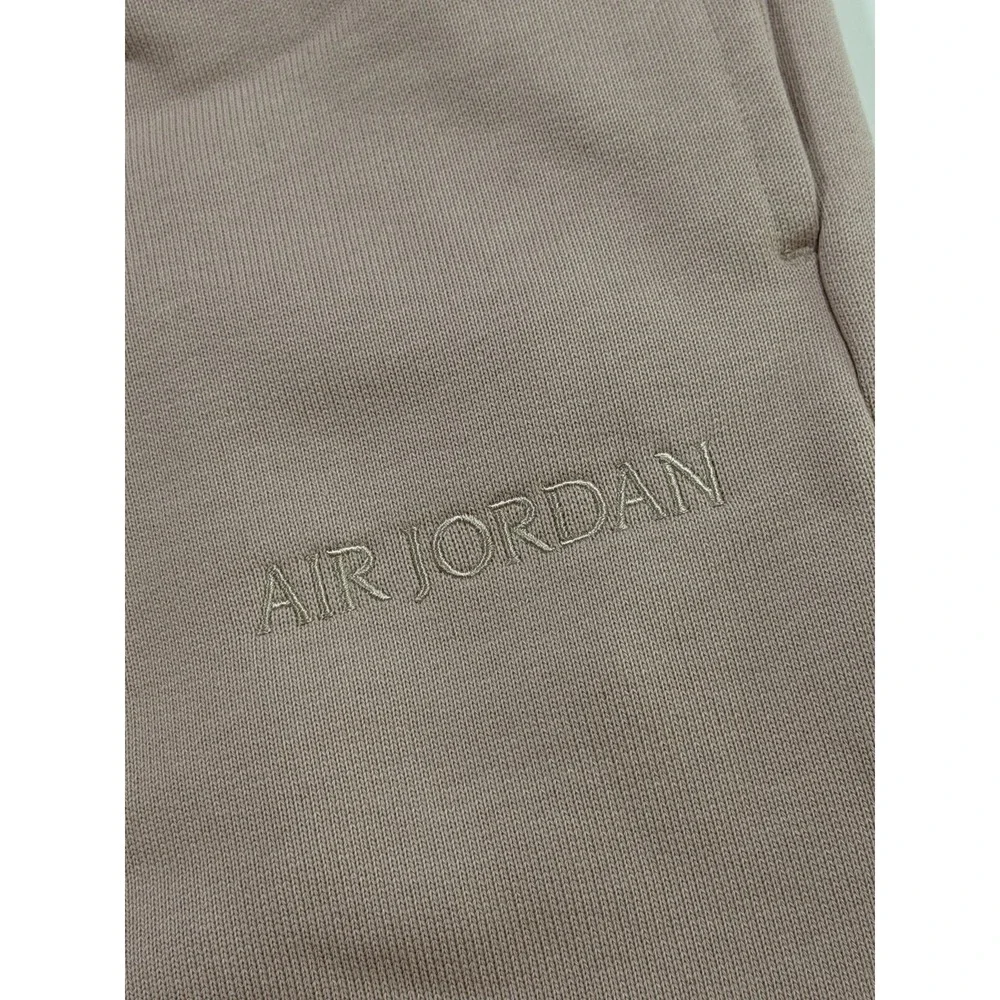 Nike Air Jordan Men's M Wordmark Fleece Sweatpants Faded Pink FZ3954-601 NEW